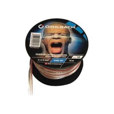 Oehlbach Kabel Oehlbach HOME HIFI Silverline - Luidsprekerkabel - niet-geïsoleerde draad naar niet-geïsoleerde draad - 20 m Oehlbach Kabel Oehlbach HOME HIFI Silverline - Luidsprekerkabel - niet-geïsoleerde draad naar niet-geïsoleerde draad - 20 m