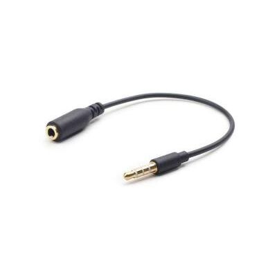 Gembird 3,5 mm 4-pins cross-over adapter audiokabel, zwart Cca-419 Gembird 3,5 mm 4-pins cross-over adapter audiokabel, zwart Cca-419