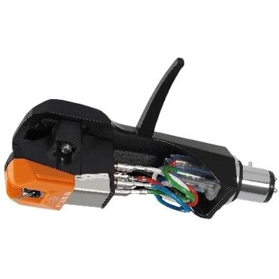 Audio-Technica Cel AT-VM95EN/H gemonteerd op AT-HS6 celhouder Audio-Technica Cel AT-VM95EN/H gemonteerd op AT-HS6 celhouder