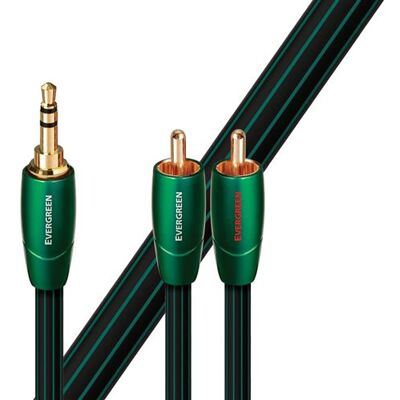 Audioquest Audiokabel Evergreen met 3,5 mm-aansluiting 3,5 m Zwart en groen Audioquest Audiokabel Evergreen met 3,5 mm-aansluiting 3,5 m Zwart en groen