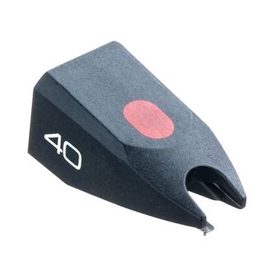 Ortofon Diamant Stylus 40 voor OM 40 en OM 40 Gold cellen Zwart Ortofon Diamant Stylus 40 voor OM 40 en OM 40 Gold cellen Zwart