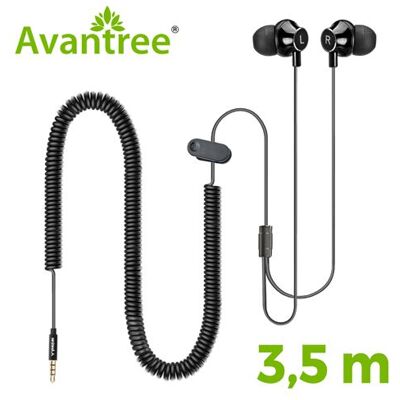 Avantree HF027 - In-ear hoofdtelefoons - inwendig - met bekabeling - 3,5 mm-stekker Avantree HF027 - In-ear hoofdtelefoons - inwendig - met bekabeling - 3,5 mm-stekker