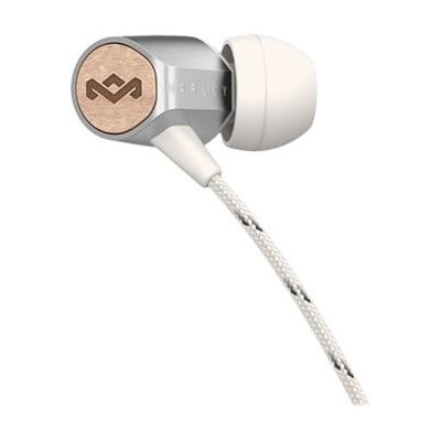 The House of Marley Uplift 2 Wireless - In-ear hoofdtelefoons met micro - inwendig - Bluetooth - draadloos - zilver The House of Marley Uplift 2 Wireless - In-ear hoofdtelefoons met micro - inwendig - Bluetooth - draadloos - zilver