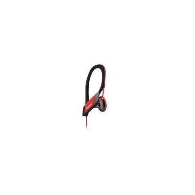 Panasonic RP-HS34E - Sports - In-ear hoofdtelefoons - oordopje - bevestiging over het oor - met bekabeling - 3,5 mm-stekker - rood Panasonic RP-HS34E - Sports - In-ear hoofdtelefoons - oordopje - bevestiging over het oor - met bekabeling - 3,5 mm-stekker - rood