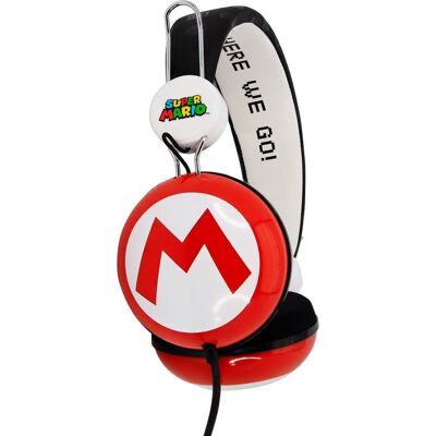 OTL Junior hoofdtelefoon Super Mario Icon Rood/Wit OTL Junior hoofdtelefoon Super Mario Icon Rood/Wit