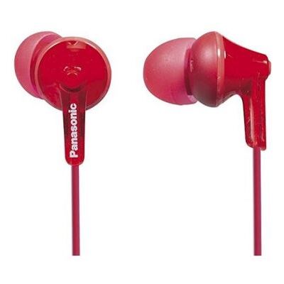 Panasonic RP-HJE125E-R - Ergofit - In-ear hoofdtelefoons - inwendig - met bekabeling - 3,5 mm-stekker - rood Panasonic RP-HJE125E-R - Ergofit - In-ear hoofdtelefoons - inwendig - met bekabeling - 3,5 mm-stekker - rood