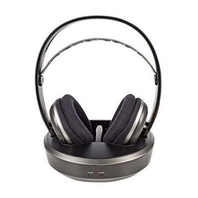 Nedis HPRF210BK - Koptelefoon - over oor - draadloos - zwart, zilver Nedis HPRF210BK - Koptelefoon - over oor - draadloos - zwart, zilver