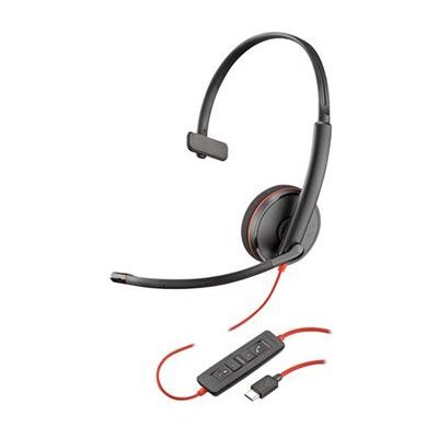 Plantronics Poly Blackwire C3210 USB-C - 3200 Series - headset - op oor - met bekabeling - USB-C Plantronics Poly Blackwire C3210 USB-C - 3200 Series - headset - op oor - met bekabeling - USB-C