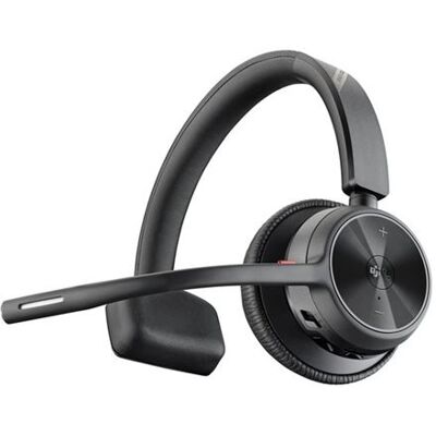 HP Poly Voyager 4310 - Voyager 4300 UC series - headset - op oor - Bluetooth - draadloos, met bekabeling - USB-C, USB-A- via Bluetooth-adapter - zwart - gecertificeerd voor Microsoft Teams HP Poly Voyager 4310 - Voyager 4300 UC series - headset - op oor - Bluetooth - draadloos, met bekabeling - USB-C, USB-A- via Bluetooth-adapter - zwart - gecertificeerd voor Microsoft Teams