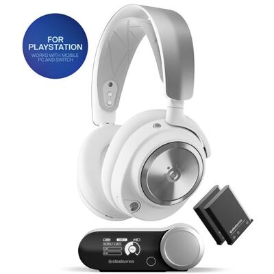 SteelSeries Draadloze Bluetooth Gaming PC Headset Arctis Nova Pro WL P Wit SteelSeries Draadloze Bluetooth Gaming PC Headset Arctis Nova Pro WL P Wit