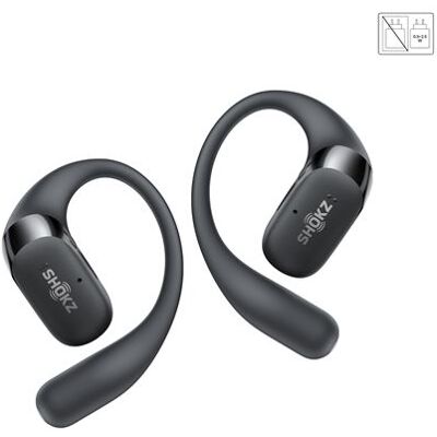 Shokz Draadloze In-Ear hoofdtelefoon OpenFit 2 met luchtgeleiding Zwart Shokz Draadloze In-Ear hoofdtelefoon OpenFit 2 met luchtgeleiding Zwart