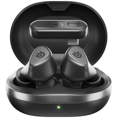 SteelSeries Draadloze Bluetooth In-Ear hoofdtelefoon Arctis GameBuds met ruisonderdrukking voor PS Zwart SteelSeries Draadloze Bluetooth In-Ear hoofdtelefoon Arctis GameBuds met ruisonderdrukking voor PS Zwart