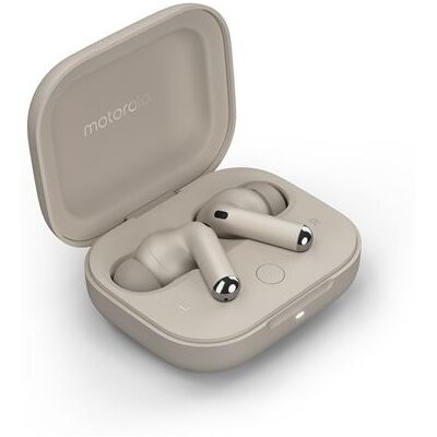 Motorola Draadloze Bluetooth In-Ear hoofdtelefoon Moto Buds met actieve ruisonderdrukking Zand Beige Motorola Draadloze Bluetooth In-Ear hoofdtelefoon Moto Buds met actieve ruisonderdrukking Zand Beige