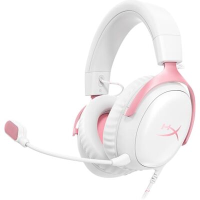 Hyperx Bedrade Gaming Headset Cloud Iii Wit En Roze Hyperx Bedrade Gaming Headset Cloud Iii Wit En Roze