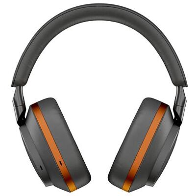Bowers & Wilkins Draadloze Bluetooth hoofdtelefoon PX8 met actieve ruisonderdrukking Grijs en Oranje Bowers & Wilkins Draadloze Bluetooth hoofdtelefoon PX8 met actieve ruisonderdrukking Grijs en Oranje