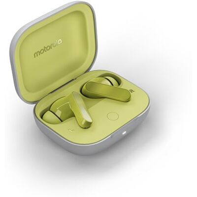 Motorola Draadloze Bluetooth In-Ear hoofdtelefoon Moto Buds met actieve ruisonderdrukking Olijfgroen Motorola Draadloze Bluetooth In-Ear hoofdtelefoon Moto Buds met actieve ruisonderdrukking Olijfgroen