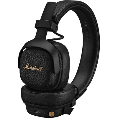 Marshall Draadloze Bluetooth-hoofdtelefoon Milton ANC met adaptieve ruisonderdrukking Zwart Marshall Draadloze Bluetooth-hoofdtelefoon Milton ANC met adaptieve ruisonderdrukking Zwart