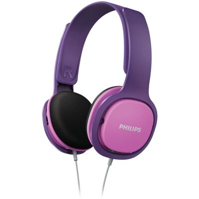 Philips Hoofdtelefoon SHK2000PK voor kinderen Roze en paars Philips Hoofdtelefoon SHK2000PK voor kinderen Roze en paars