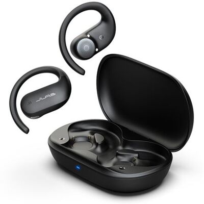 jlab Draadloze Bluetooth In-Ear hoofdtelefoon JBuds Open Sport met luchtgeleiding Zwart jlab Draadloze Bluetooth In-Ear hoofdtelefoon JBuds Open Sport met luchtgeleiding Zwart