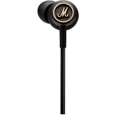 Marshall In-Ear hoofdtelefoon In-Ear Mode EQ Zwart en Messing Marshall In-Ear hoofdtelefoon In-Ear Mode EQ Zwart en Messing
