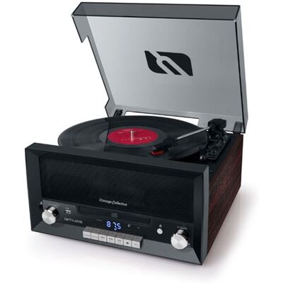 Muse Micro Hi-fi Systeem MT-116 WS met CD en Platenspeler Zwart Muse Micro Hi-fi Systeem MT-116 WS met CD en Platenspeler Zwart