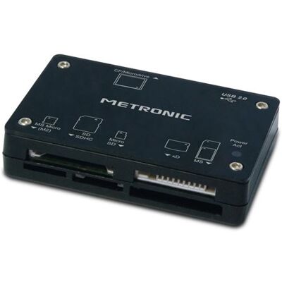 Metronic 19-EN-1 USB 2.0 - kaartlezer - USB 2.0 Metronic 19-EN-1 USB 2.0 - kaartlezer - USB 2.0