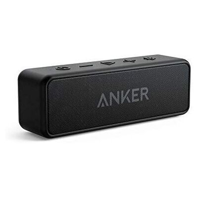 Anker SoundCore 2 - Luidspreker - voor draagbaar gebruik - draadloos - Bluetooth - 12 watt - zwart Anker SoundCore 2 - Luidspreker - voor draagbaar gebruik - draadloos - Bluetooth - 12 watt - zwart