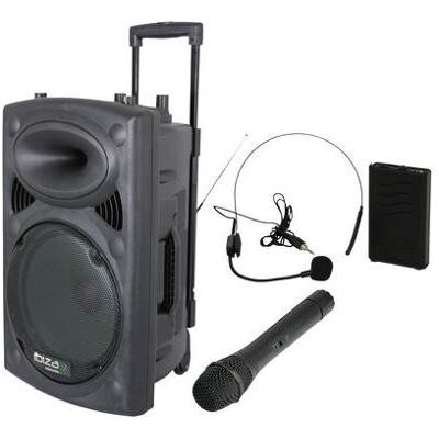 IbizaSound PORT12VHF-BT - luidspreker - voor PA-systeem - draadloos IbizaSound PORT12VHF-BT - luidspreker - voor PA-systeem - draadloos