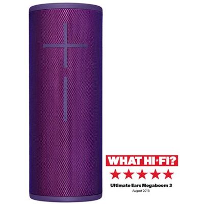 Ultimate Ears MEGABOOM 3 - Luidspreker - voor draagbaar gebruik - draadloos - Bluetooth - ultraviolet paars Ultimate Ears MEGABOOM 3 - Luidspreker - voor draagbaar gebruik - draadloos - Bluetooth - ultraviolet paars