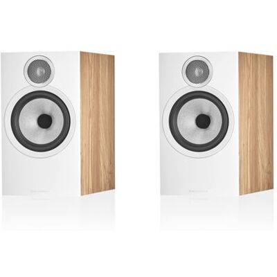 Bowers & Wilkins Boekenplankluidsprekers 606 S3 Eik - Verkocht per paar Bowers & Wilkins Boekenplankluidsprekers 606 S3 Eik - Verkocht per paar