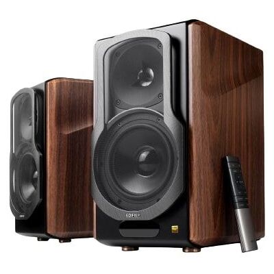 Edifier Bluetooth luidsprekers S2000MKIII Hout - Verkocht per paar Edifier Bluetooth luidsprekers S2000MKIII Hout - Verkocht per paar