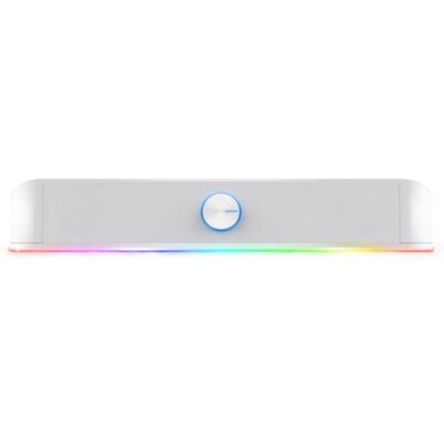 Trust Gaming Soundbar Thorne GXT 619W Stereomet RGB-verlichting Wit Trust Gaming Soundbar Thorne GXT 619W Stereomet RGB-verlichting Wit