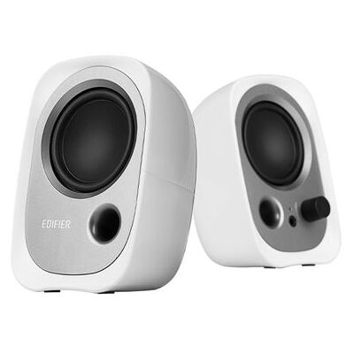Edifier R12U - Luidsprekers - voor PC - 4 watt (Totaal) - wit Edifier R12U - Luidsprekers - voor PC - 4 watt (Totaal) - wit