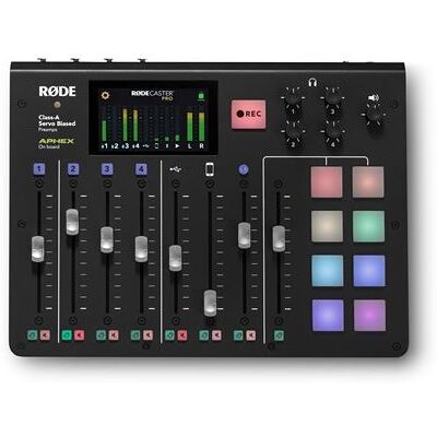 Rode Broadcast Mixtafel RODECaster Pro Zwart Rode Broadcast Mixtafel RODECaster Pro Zwart