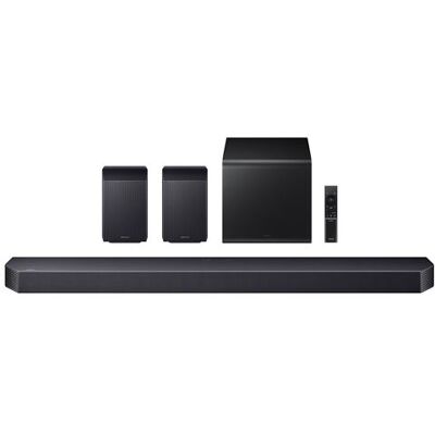 Samsung Soundbar Cinematic Q-Series HW-Q930H 9.1.4-kanaals Atmos Zwart 2026 Samsung Soundbar Cinematic Q-Series HW-Q930H 9.1.4-kanaals Atmos Zwart 2026