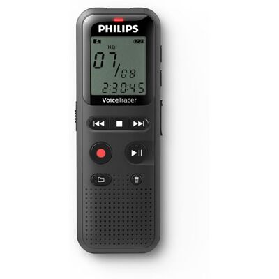 Philips Digitale Dictafoon VoiceTracer DVT1160 Zwart Philips Digitale Dictafoon VoiceTracer DVT1160 Zwart