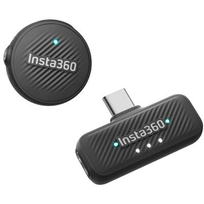 Insta360 Microfoon Mic Air 1 TX + 1 RX Grijs Insta360 Microfoon Mic Air 1 TX + 1 RX Grijs