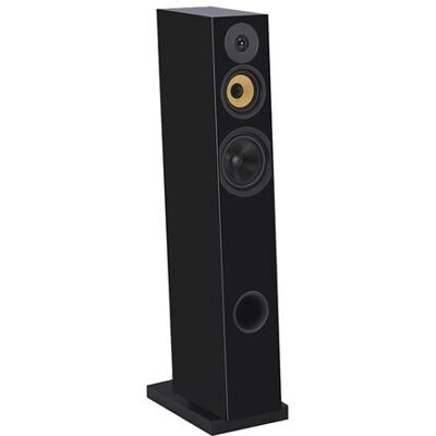 Davis Acoustics Vloerstaande luidspreker Courbet n°7 Zwart gelakt - Verkocht per stuk Davis Acoustics Vloerstaande luidspreker Courbet n°7 Zwart gelakt - Verkocht per stuk