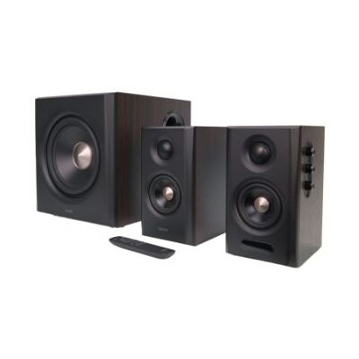 2.1 Actieve Boekenplankluidsprekers Edifier S355DB - Draadloze 8" Subwoofer - 150W Tri-Amp Hi-Res - Bluetooth 6.0 LDAC - Walnootbruin 2.1 Actieve Boekenplankluidsprekers Edifier S355DB - Draadloze 8" Subwoofer - 150W Tri-Amp Hi-Res - Bluetooth 6.0 LDAC - Walnootbruin
