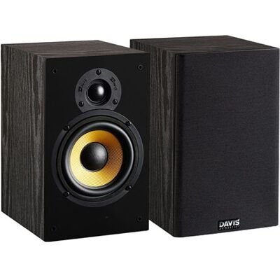 Davis Acoustics Davis Boekenplankluidsprekers Acoustics Hera 50 Zwart - Verkocht per paar Davis Acoustics Davis Boekenplankluidsprekers Acoustics Hera 50 Zwart - Verkocht per paar