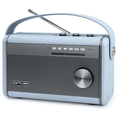 Muse Draagbare Bluetooth-radio M-098 VB FM Blauw Muse Draagbare Bluetooth-radio M-098 VB FM Blauw