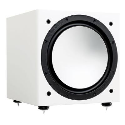Monitor Audio W12 Satijn Witte subwoofer Monitor Audio W12 Satijn Witte subwoofer
