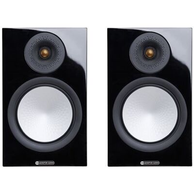 Monitor Audio Silver 100 7G boekenplank luidspreker Glanzend zwart Verkocht per paar Monitor Audio Silver 100 7G boekenplank luidspreker Glanzend zwart Verkocht per paar