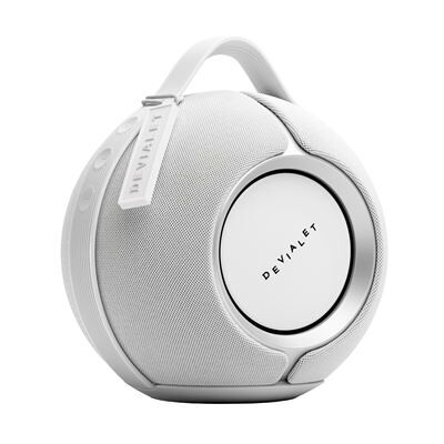 Devialet Luidspreker Connectée Hi-fi Draadloos Portable Bluetooth Mania Wit + Transport-etui Devialet Luidspreker Connectée Hi-fi Draadloos Portable Bluetooth Mania Wit + Transport-etui