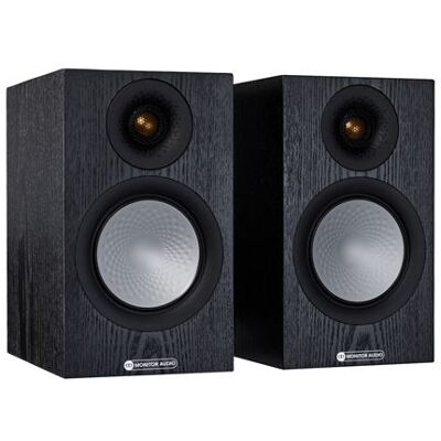 Monitor Audio Boekenplankluidspreker Silver 50 7G Zwart Eik - Verkocht per paar Monitor Audio Boekenplankluidspreker Silver 50 7G Zwart Eik - Verkocht per paar