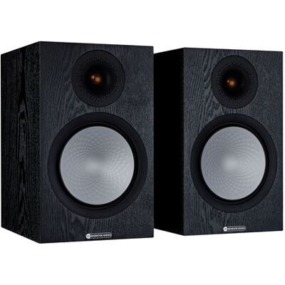 Monitor Audio Boekenplankluidsprekers Silver 100 7G Zwart Eik - Verkocht per paar Monitor Audio Boekenplankluidsprekers Silver 100 7G Zwart Eik - Verkocht per paar