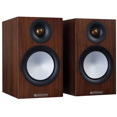 Monitor Audio Boekenplankluidspreker Silver 50 7G Walnoot - Verkocht per paar Monitor Audio Boekenplankluidspreker Silver 50 7G Walnoot - Verkocht per paar