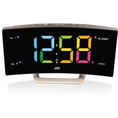 Jvc Klokradio Ra-f324b Zilver Jvc Klokradio Ra-f324b Zilver