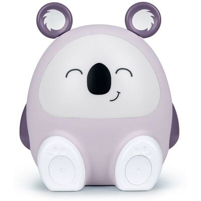 BigBen Draadloos Bluetooth Nachtlampje Koala 15 W en Luidspreker Wit en Paars BigBen Draadloos Bluetooth Nachtlampje Koala 15 W en Luidspreker Wit en Paars