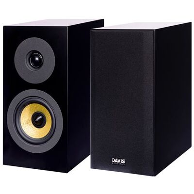 Davis Acoustics Boekenplankluidsprekers Courbet n°3 Matzwart - Verkocht per paar Davis Acoustics Boekenplankluidsprekers Courbet n°3 Matzwart - Verkocht per paar